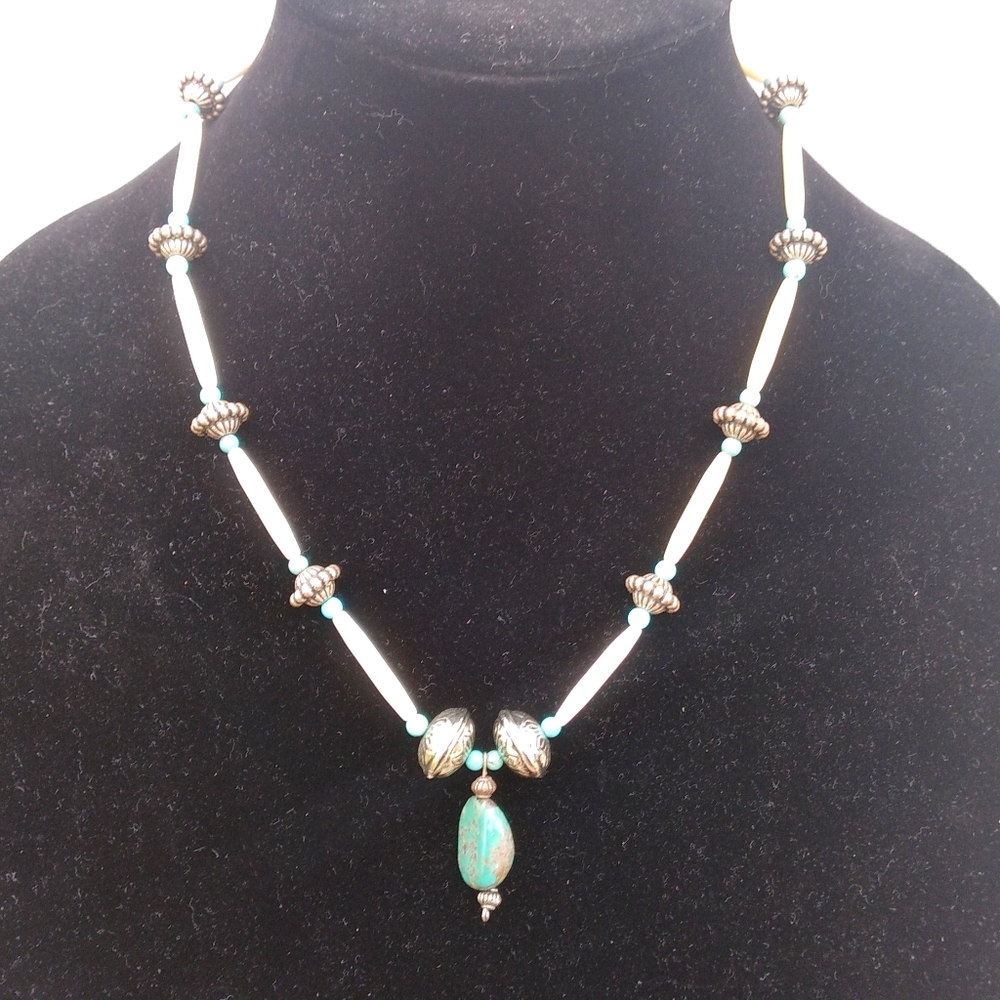 Native American Necklace 925 Silver